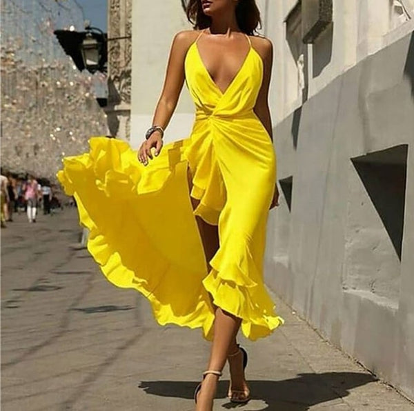 Spaghetti strap summer dress