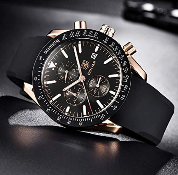 Men's business wristwatch