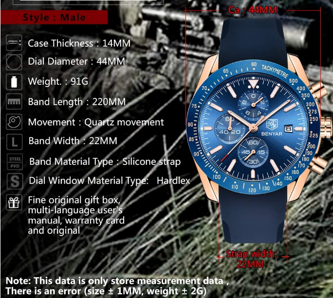 Business wristwatch