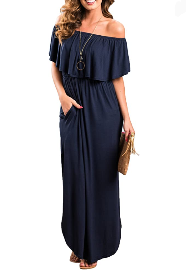 Bohemian maxi dress