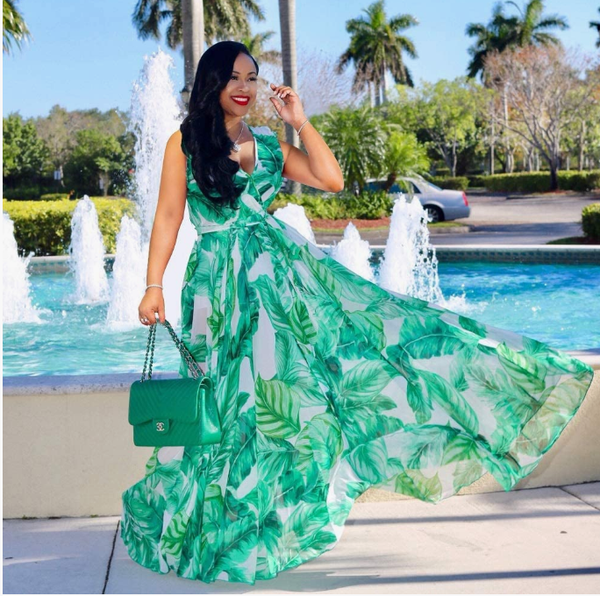 Chiffon boho maxi